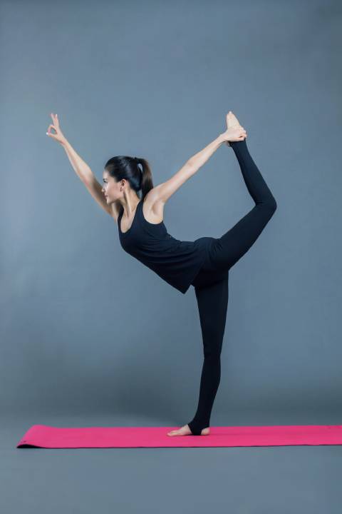 Woman doing yoga